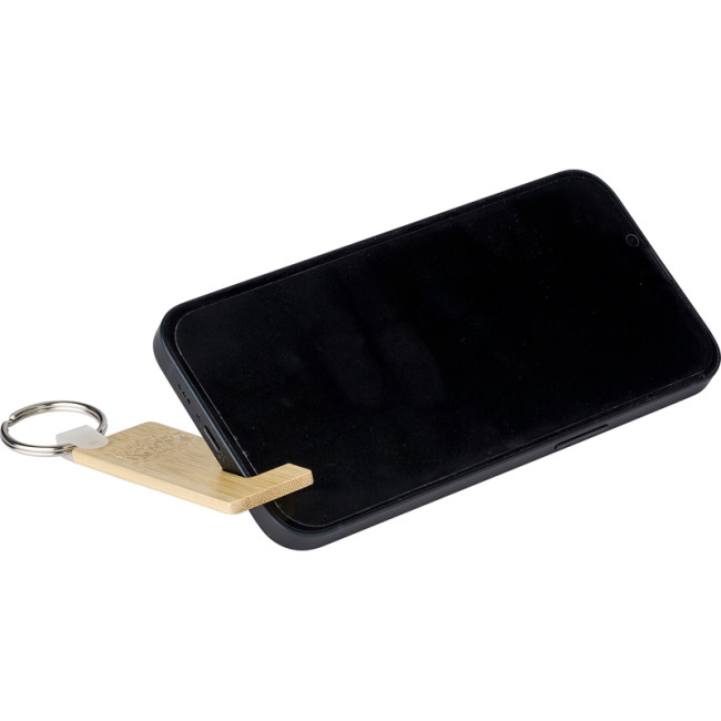 Promotional Bamboo Key And Phone Holder - Image 2