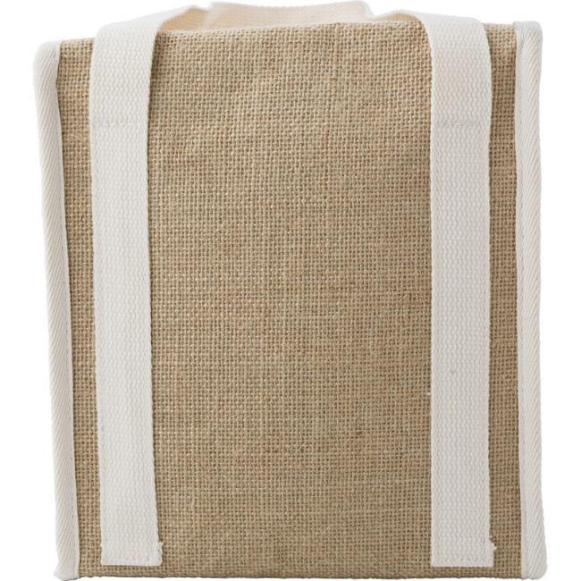 Promotional Jute Cooler Backpack - Image 2