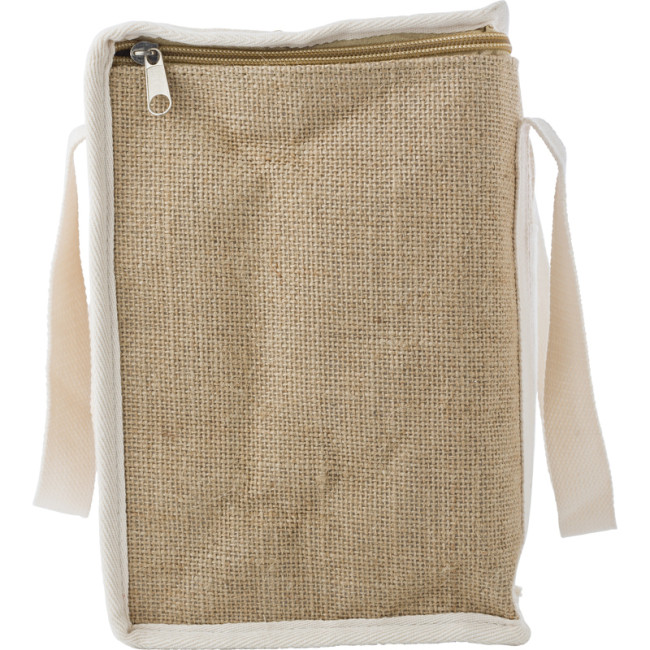 Promotional Jute Cooler Backpack - Image 3