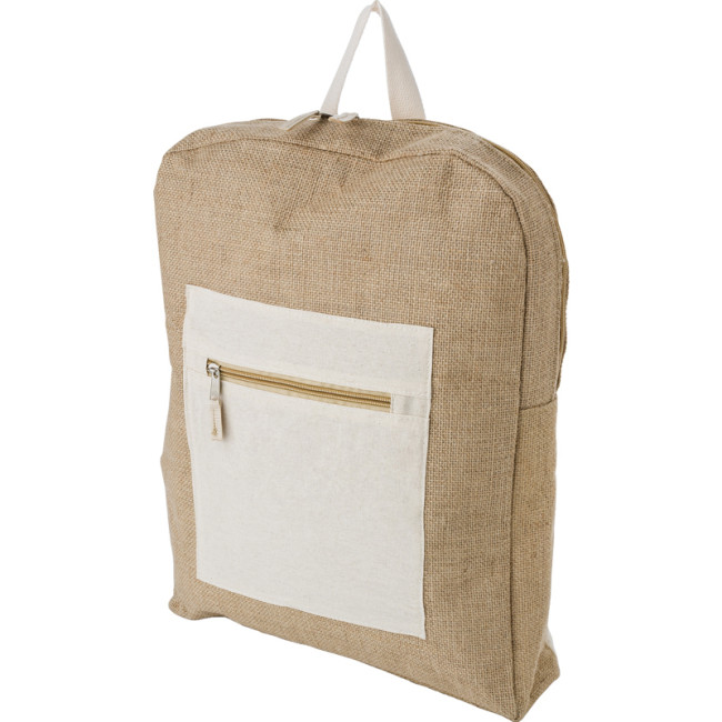 Promotional Jute Backpack - Image 2