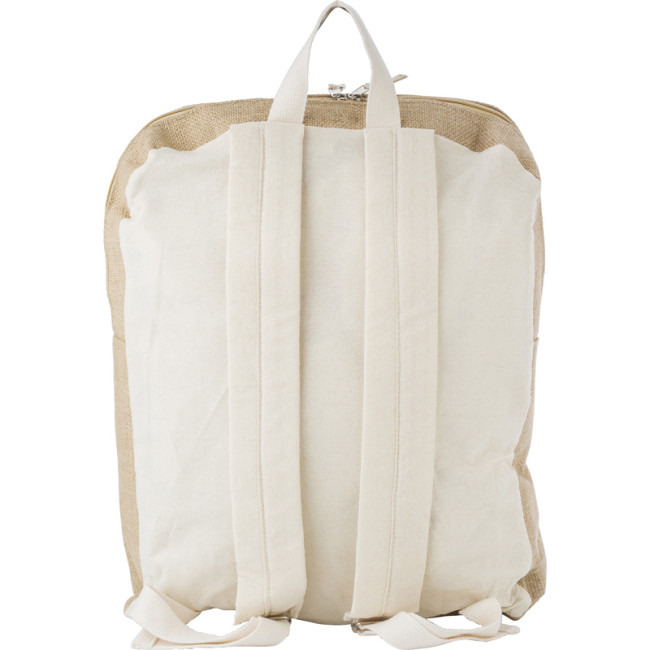 Promotional Jute Backpack - Image 1