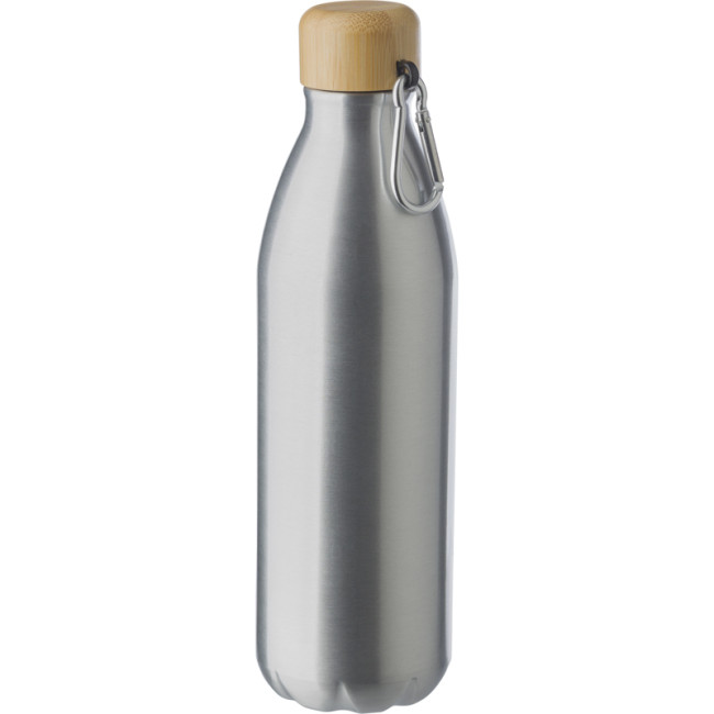 Promotional Aluminium Single Walled Bottle 500ml - Image 2