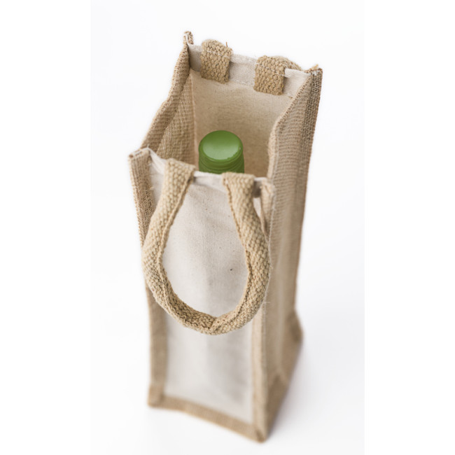 Promotional Cotton Wine Bag - Image 1