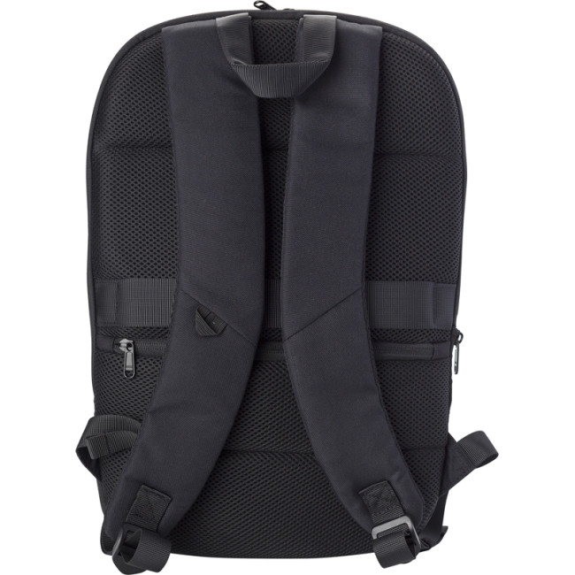 Promotional Polyester Backpack With Reflective Stripes - Image 2