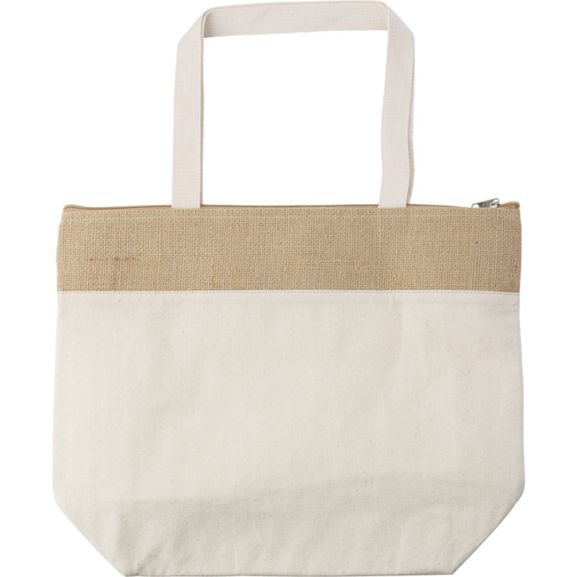 Promotional Jute Shopper Cool Bag - Image 2