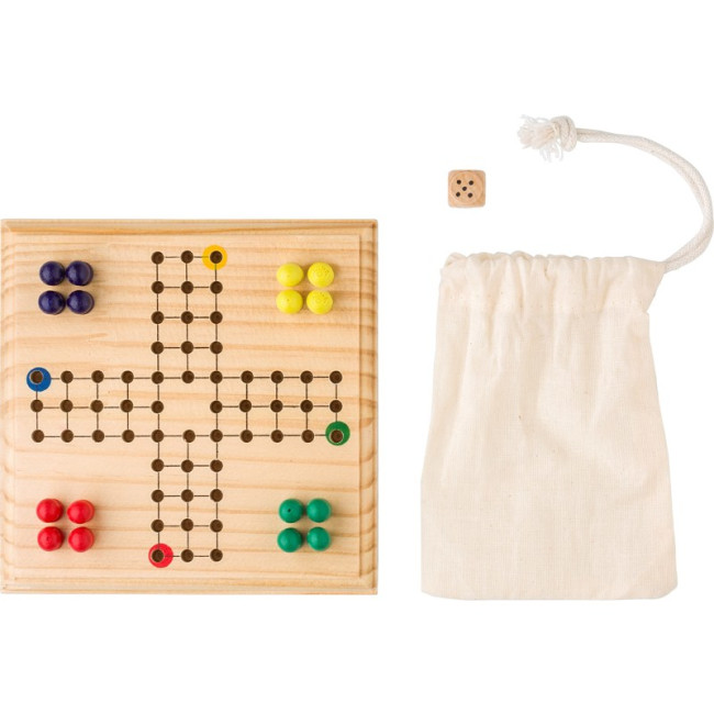 Promotional Wooden Ludo Game - Image 2