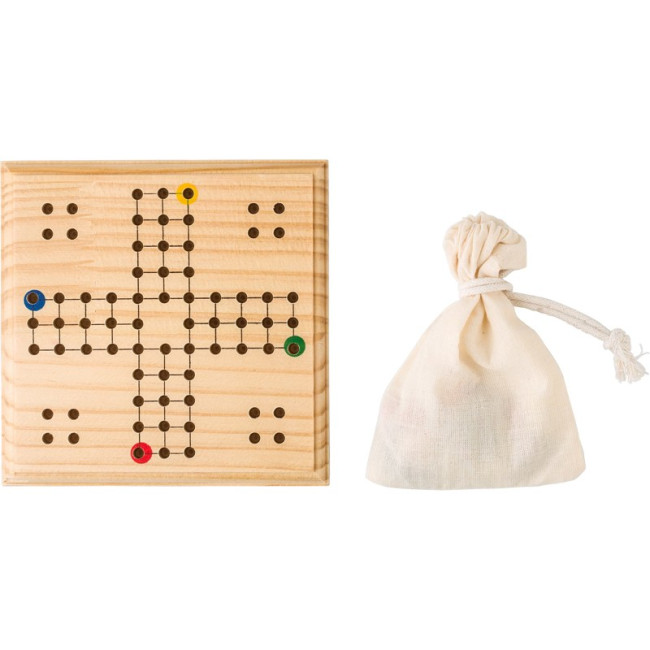 Promotional Wooden Ludo Game - Image 3