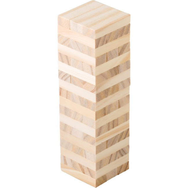 Promotional Wooden Block Tower Game - Image 2