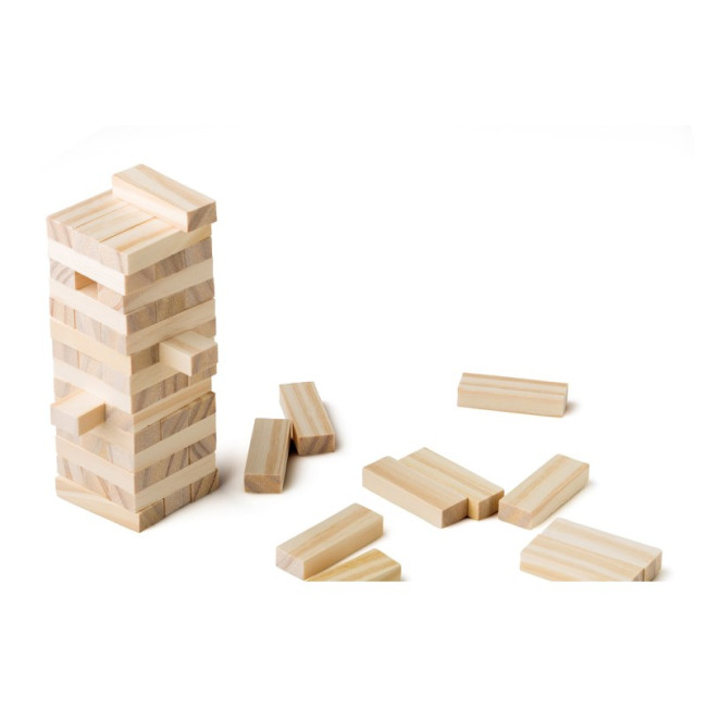 Promotional Wooden Block Tower Game - Image 3