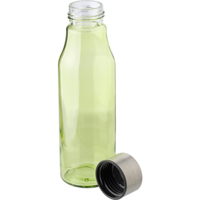 Promotional Glass And Stainless Steel Bottle 500ml - Image 2