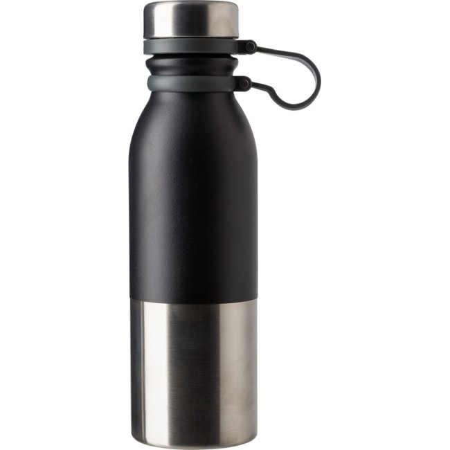 Promotional Stainless Steel Double Walled Bottle 600ml - Image 1