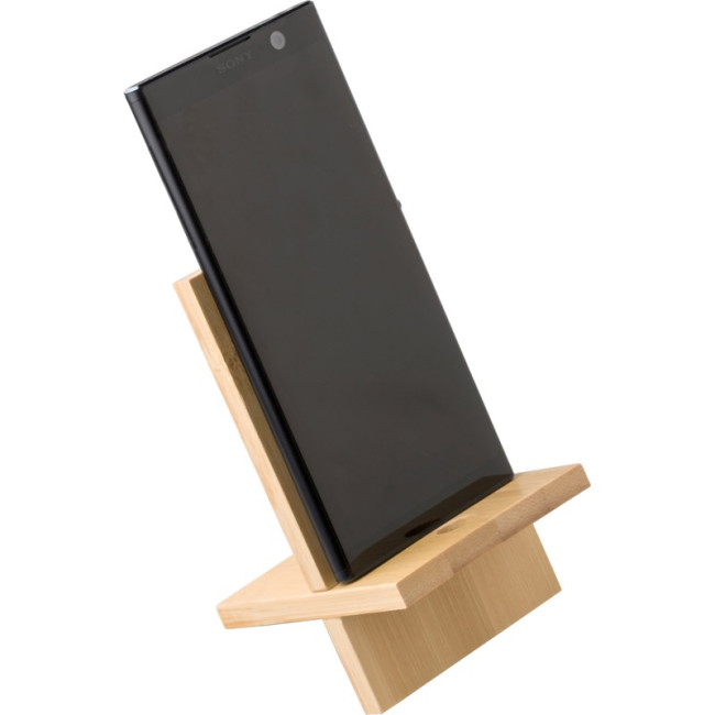 Promotional Farrah Bamboo Phone Stand - Image 3