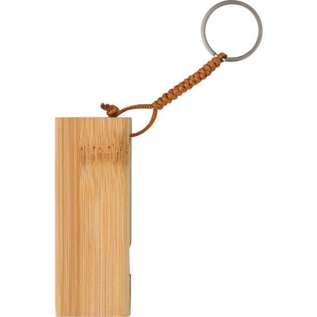 Promotional Bamboo Key Chain Phone Stand - Image 5