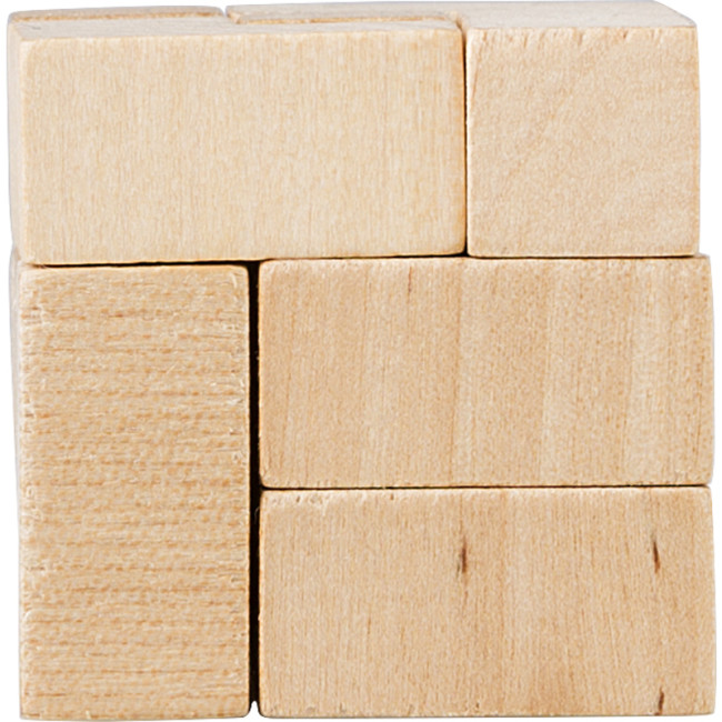 Promotional Wooden Cube Puzzle - Image 3