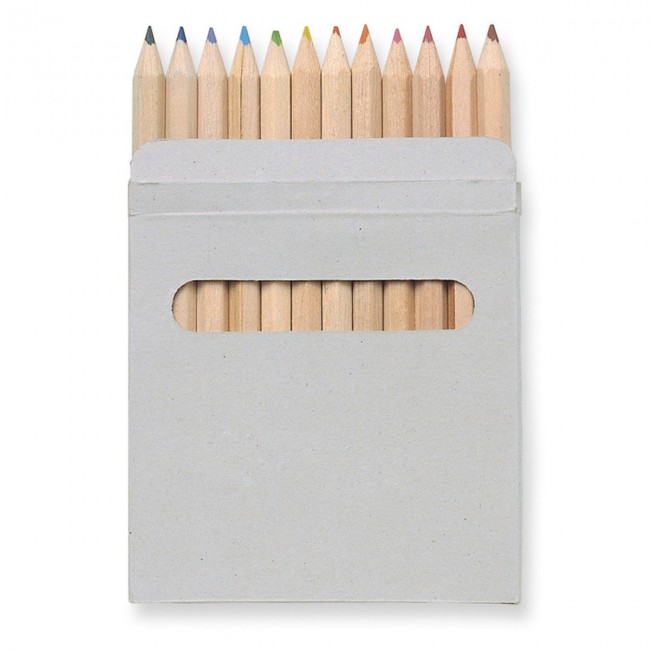 Promotional 12 Coloured Pencils Set - Image 4