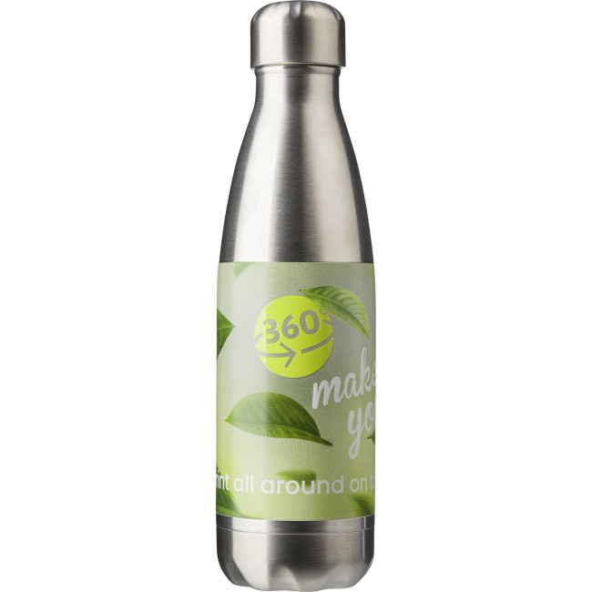 Promotional Tropeano Stainless Steel Double Walled Bottle 500ml - Image 2