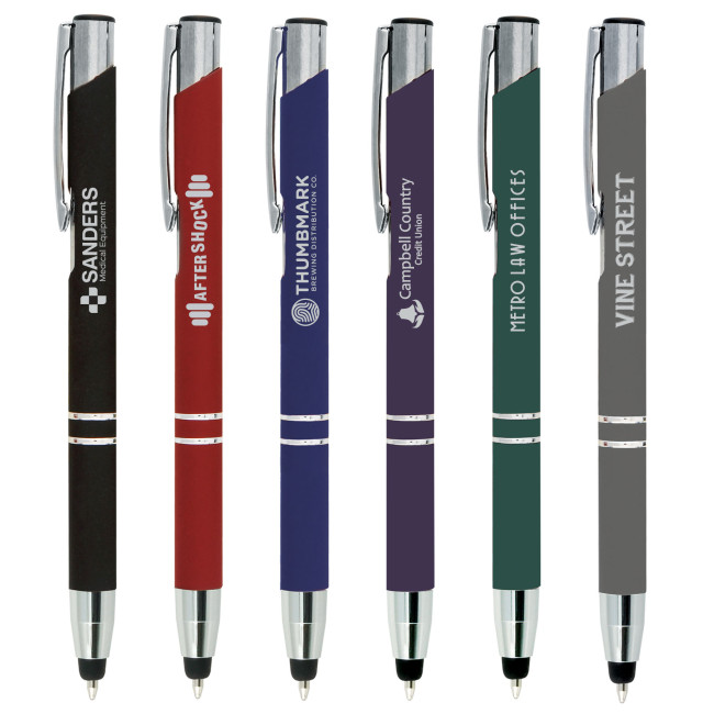 Promotional Crosby Softy Bottom Stylus Pen