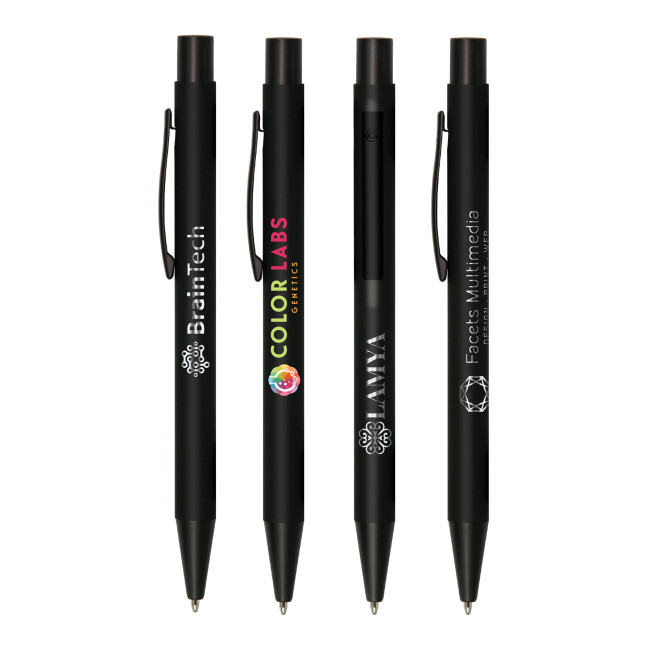 Promotional Bowie All Black Metal Ballpen