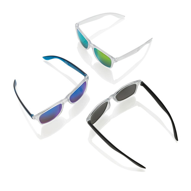 Promotional Gleam RCS Recycled PC Mirror Lens Sunglasses - Image 4