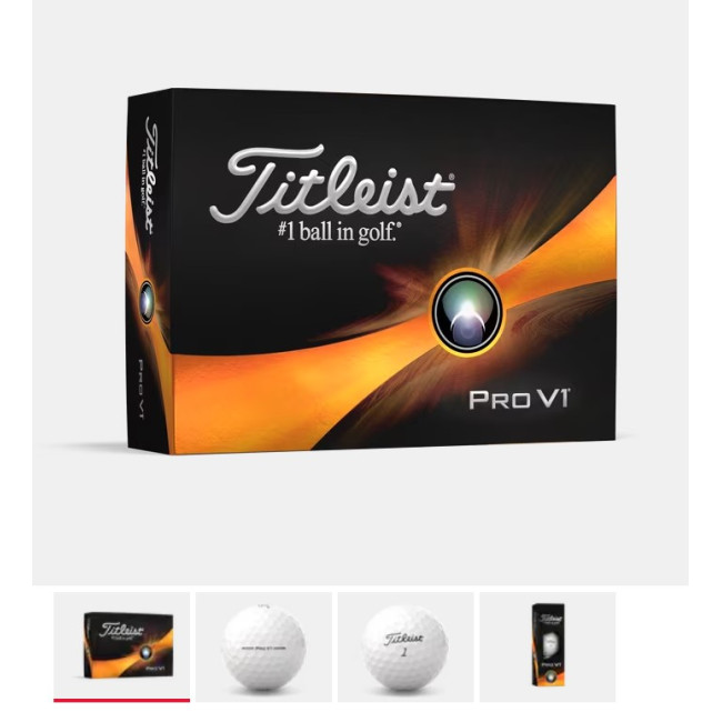 Promotional Titleist Pro V1 Printed Golf Balls