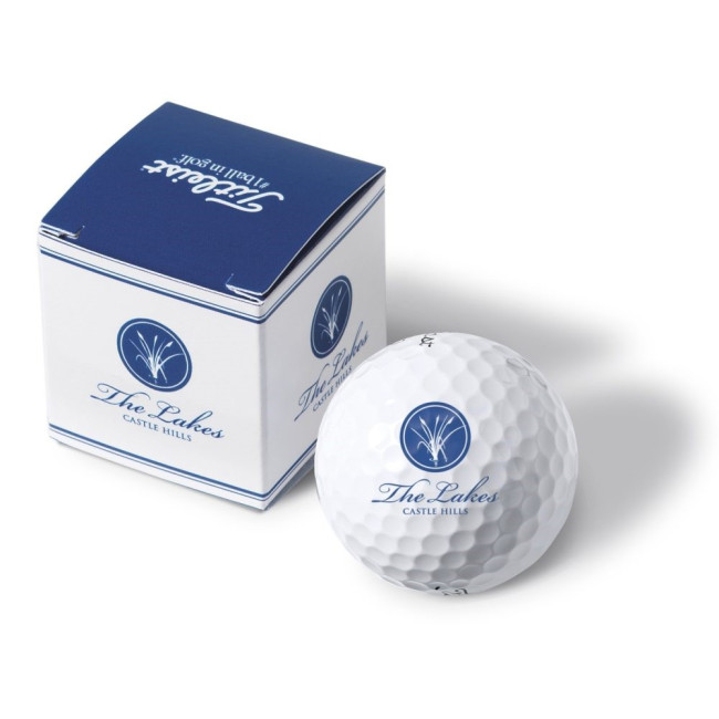 Promotional Titleist Trufeel Golf Ball In 1 Ball Printed Sleeve