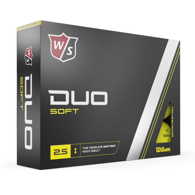 Promotional Wilson Staff Duo Soft Coloured Printed Golf Balls Buy 12 Dozen Get 2 Dozen Free - Image 1