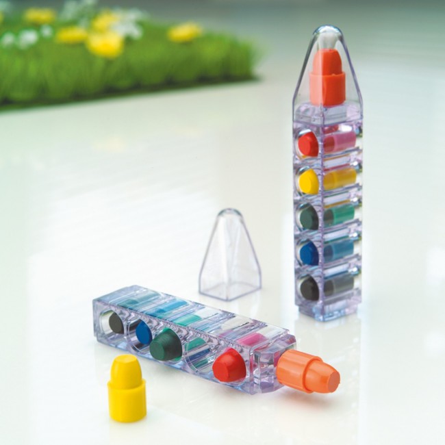 Promotional Set Of 6 Wax Crayons - Image 5