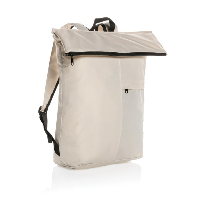 Promotional Dillon AWARE RPET Lightweight Foldable Backpack - Image 3