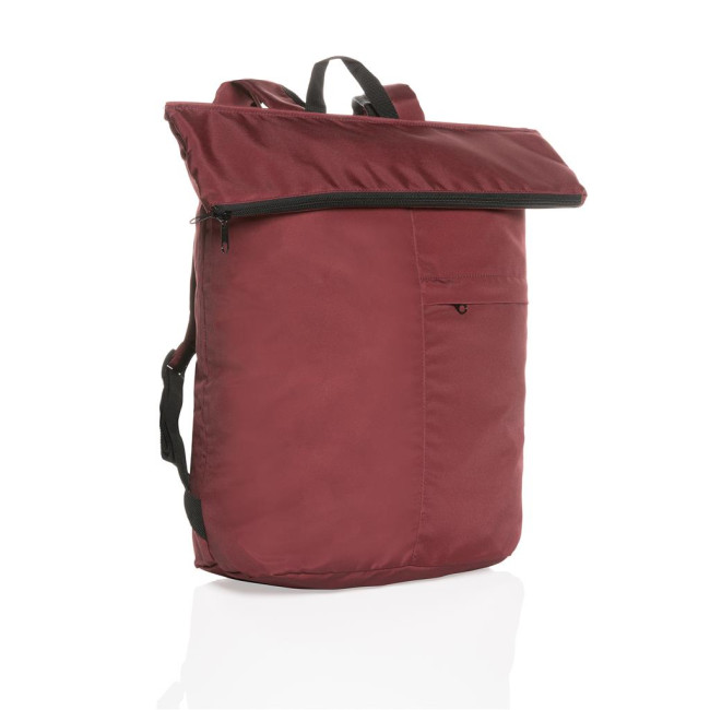 Promotional Dillon AWARE RPET Lightweight Foldable Backpack - Image 4