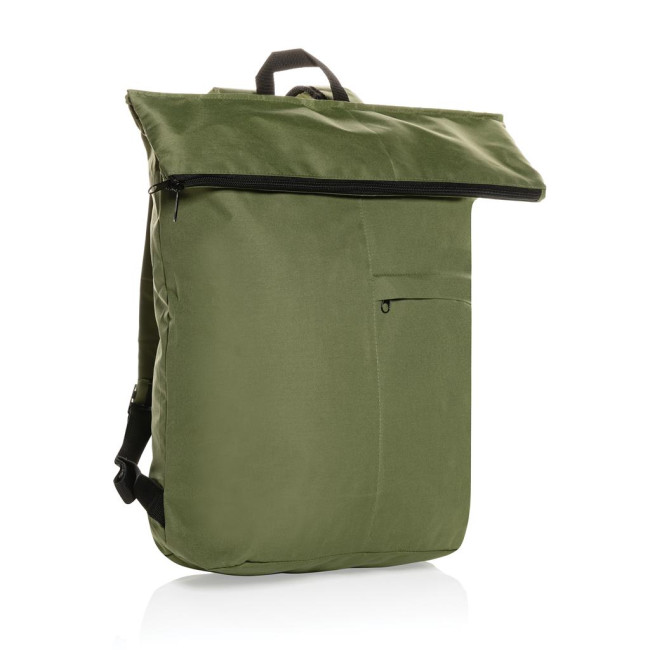 Promotional Dillon AWARE RPET Lightweight Foldable Backpack - Image 6