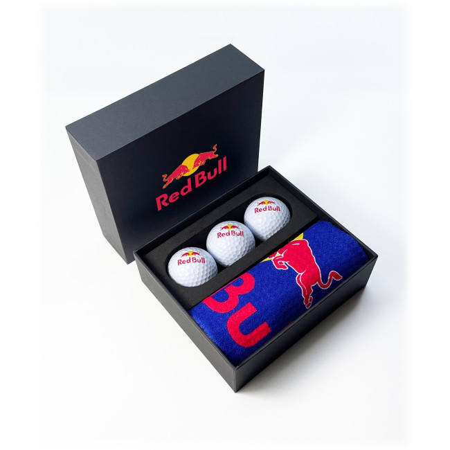 Promotional Towel And 3 Ball Golf Mini Presentation Box