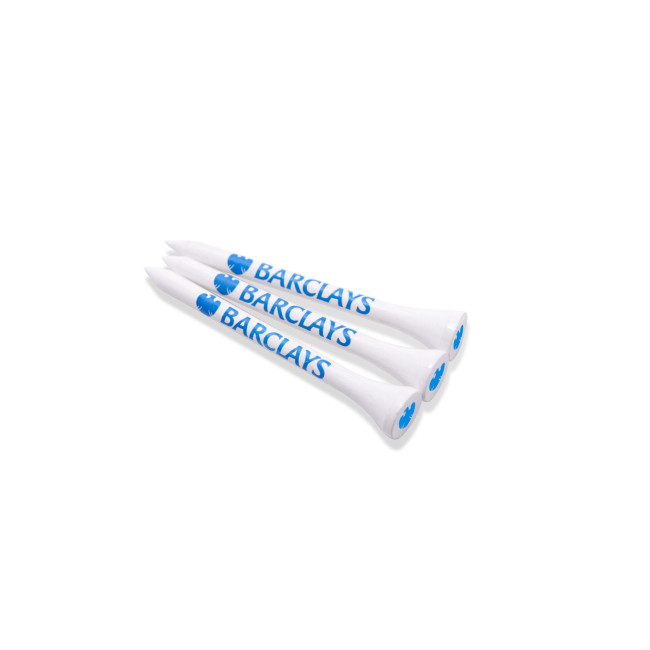 Promotional 54mm Bamboo Golf Tees 1 Colour Cup & 3 Colour Shank Print