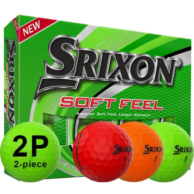 Promotional Srixon Soft Feel Printed  Brite Golf Balls 12-47 Dozen