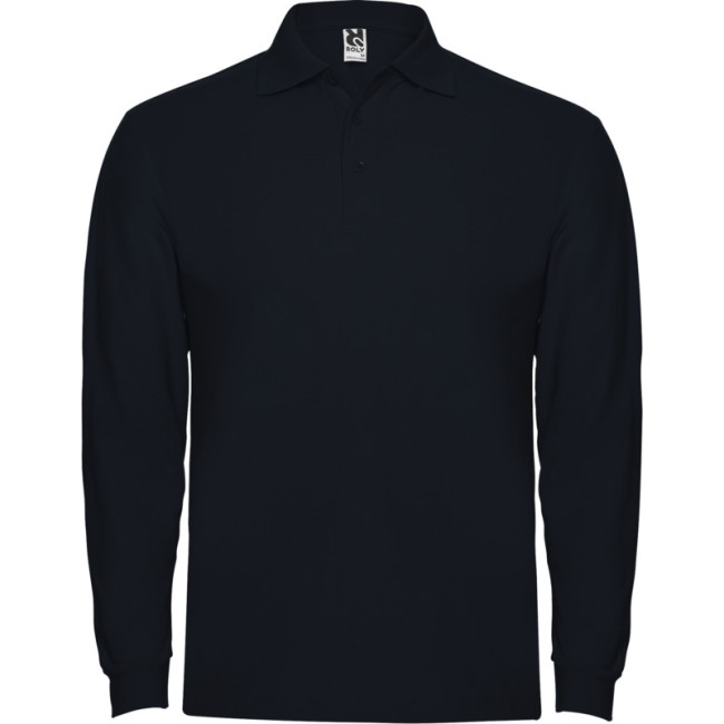 Promotional Estrella Long Sleeve Men's Polo - Image 9