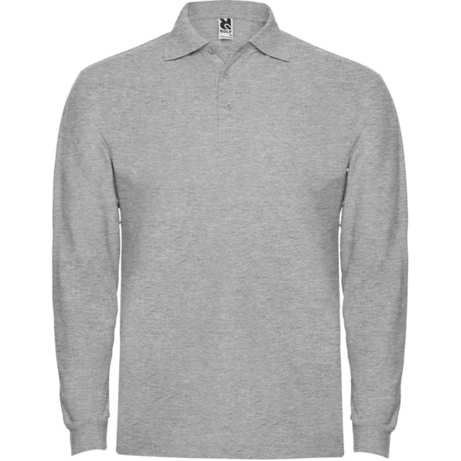 Promotional Estrella Long Sleeve Men's Polo - Image 10