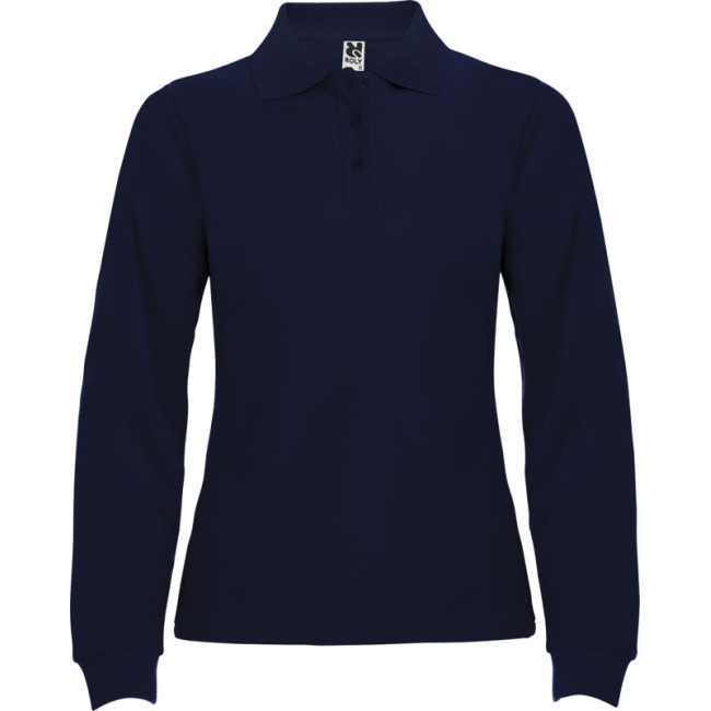 Promotional Estrella Long Sleeve Women's Polo - Image 1