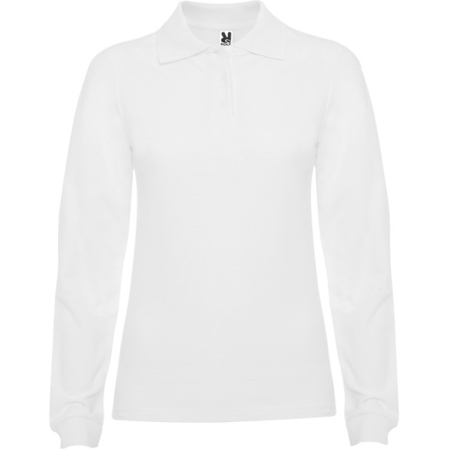 Promotional Estrella Long Sleeve Women's Polo - Image 2