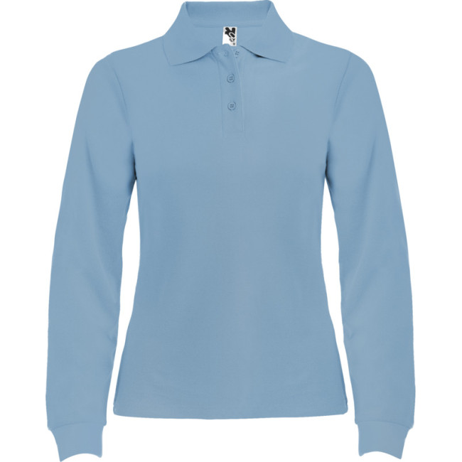 Promotional Estrella Long Sleeve Women's Polo - Image 5