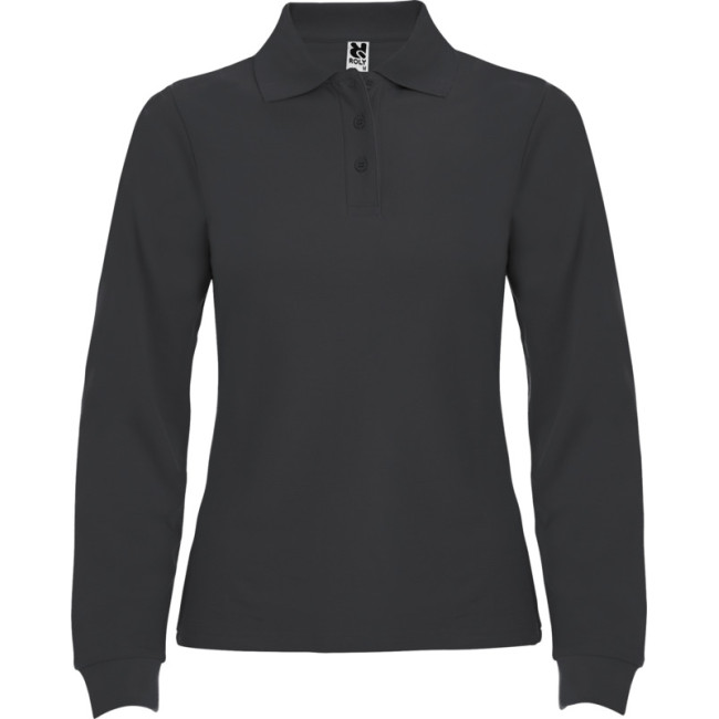 Promotional Estrella Long Sleeve Women's Polo - Image 10