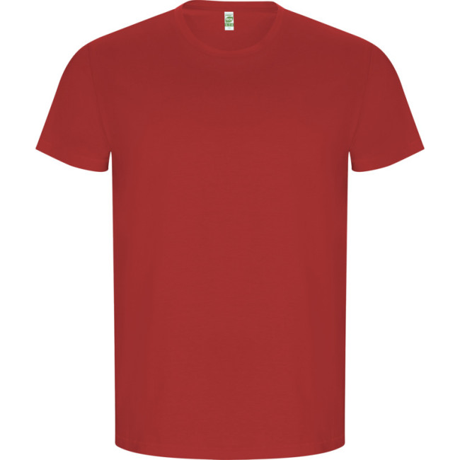 Promotional Golden Short Sleeve Men's T-Shirt - Image 1