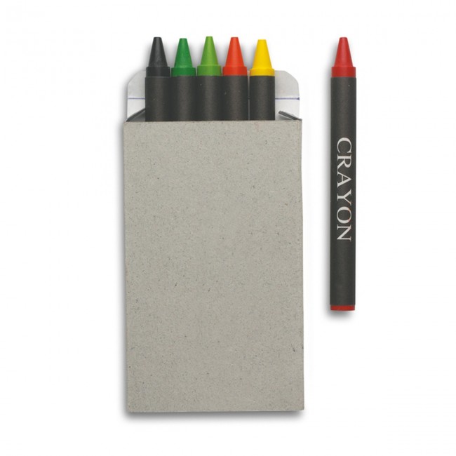 Promotional Carton Of 6 Wax Crayons - Image 3