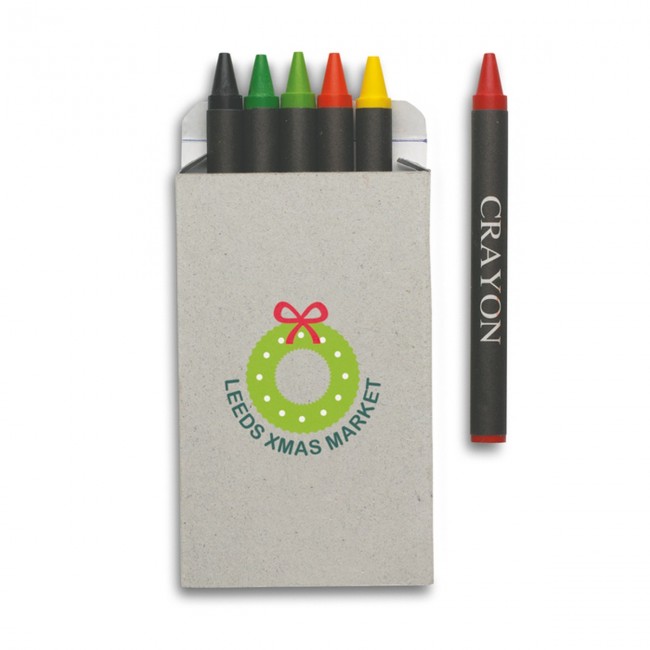 Promotional Carton Of 6 Wax Crayons - Image 2