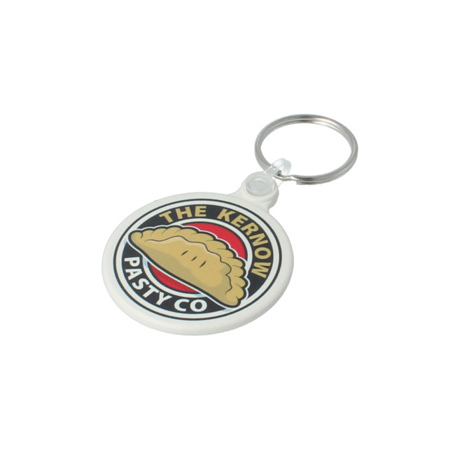 Promotional 45mm Circular Keyring - Image 2