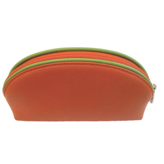 Promotional Saffiano Leather Ladies Cosmetic Bag