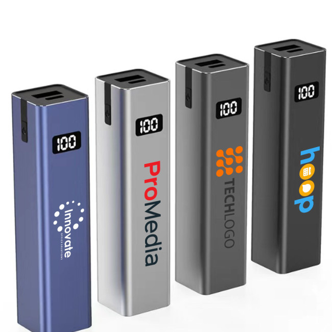 Promotional LED Display Power Bank