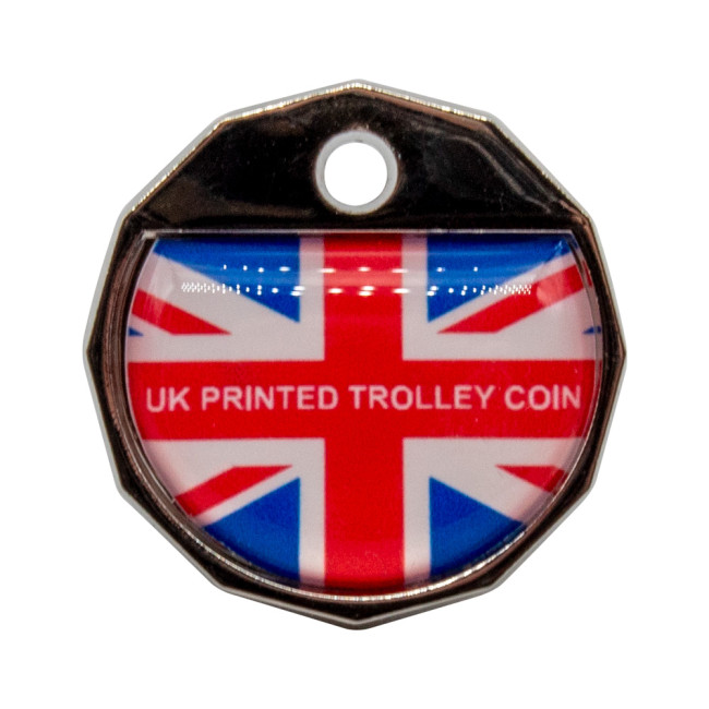 Promotional Trolley Coin Keyring (UK Stock) - Image 3