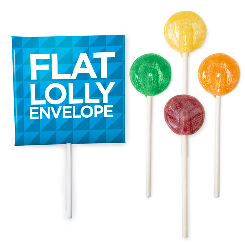 Promotional Flat Lollipop With Envelope - Image 2