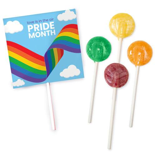 Promotional Flat Lollipop With Envelope - Image 1