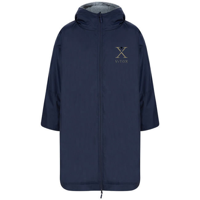 Promotional Customisable Waterproof Sherpa-lined All-Weather Robe - Image 1