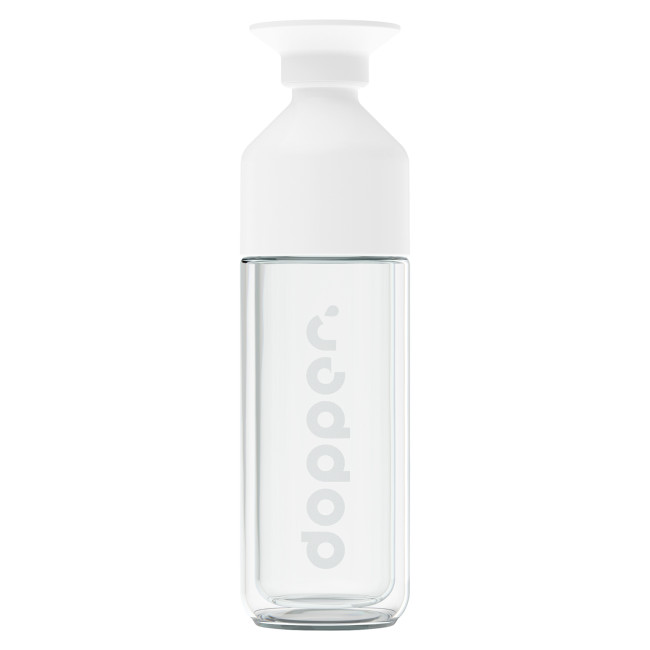 Promotional Dopper Glass Insulated Bottle 450ml - Image 1